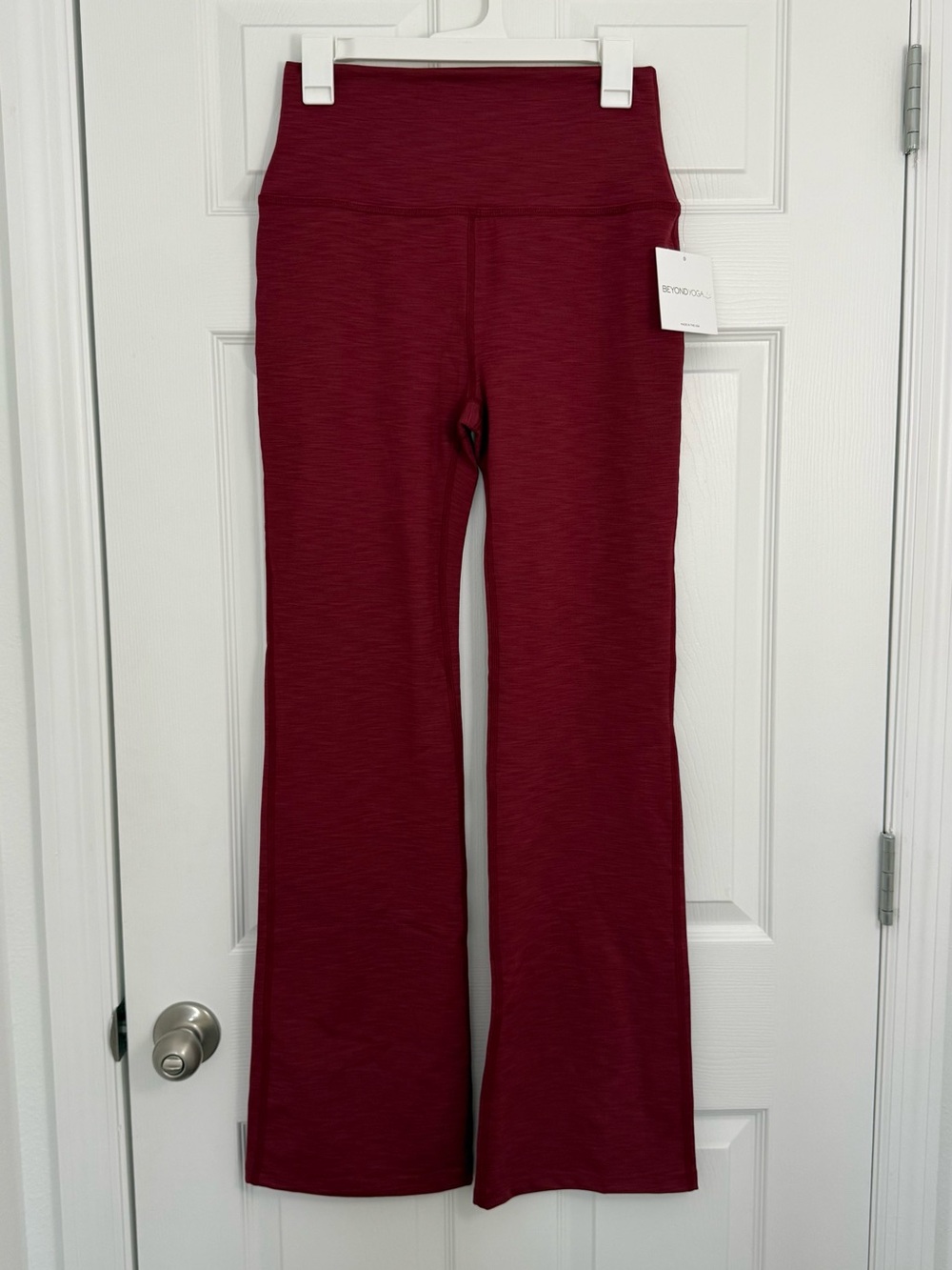 Beyond Yoga Spacedye High Waisted Flare Pants Women’s Large Rosewood Heather